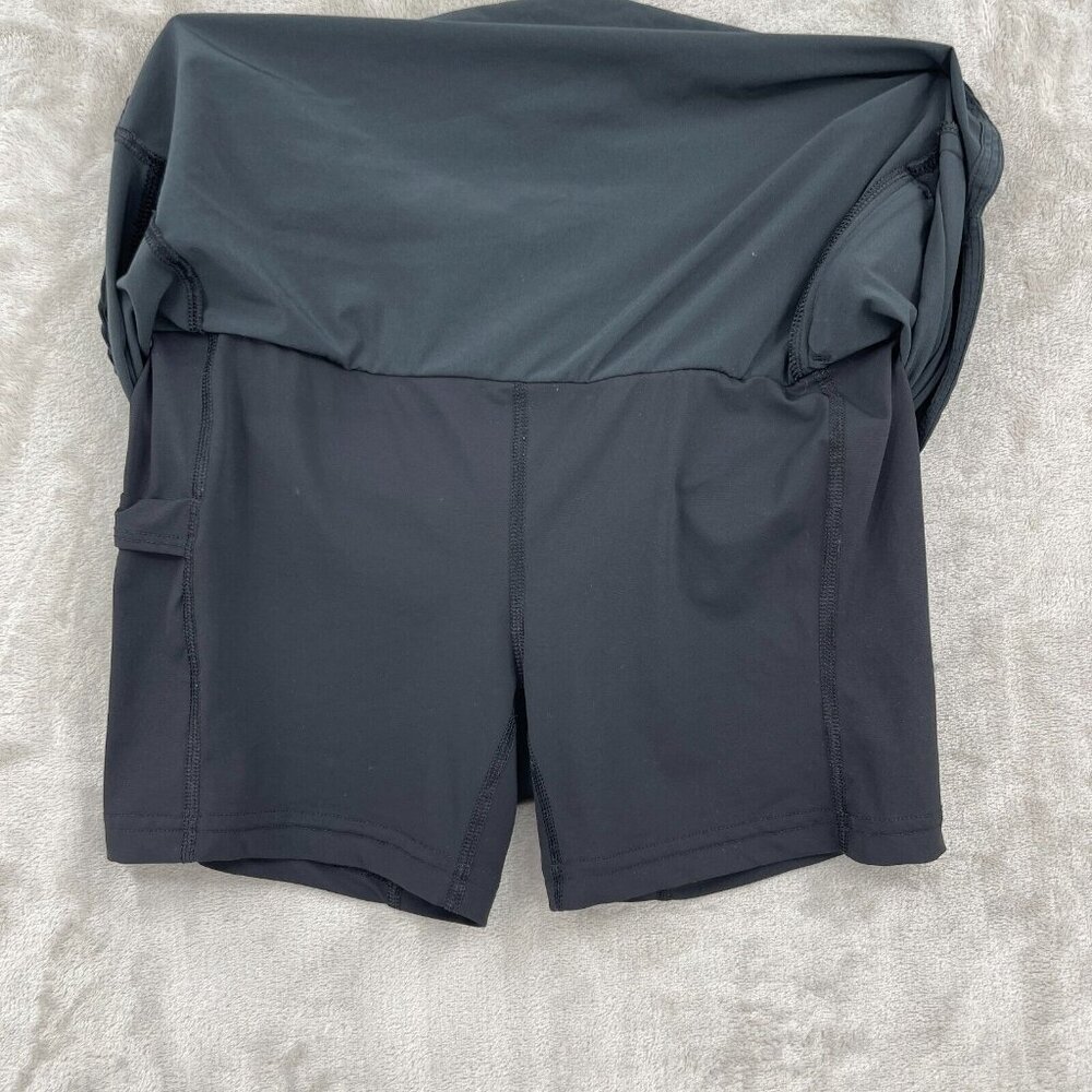 Outdoor Voices Hudson Skort 4" Black Tennis Golf Active Skirt Shorts - Picture 4 of 11